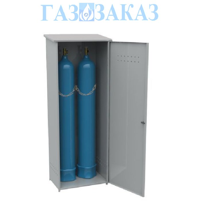 Шкаф для двух кислородных или ацетиленовых газовых баллонов